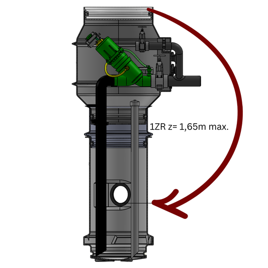 VAB Vakuumhausanschlussschacht Standard 1ZR