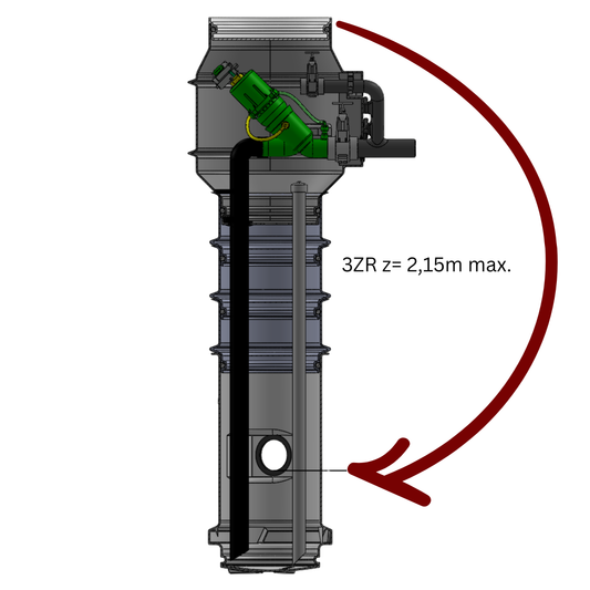VAB Vakuumhausanschlussschacht Standard 3ZR