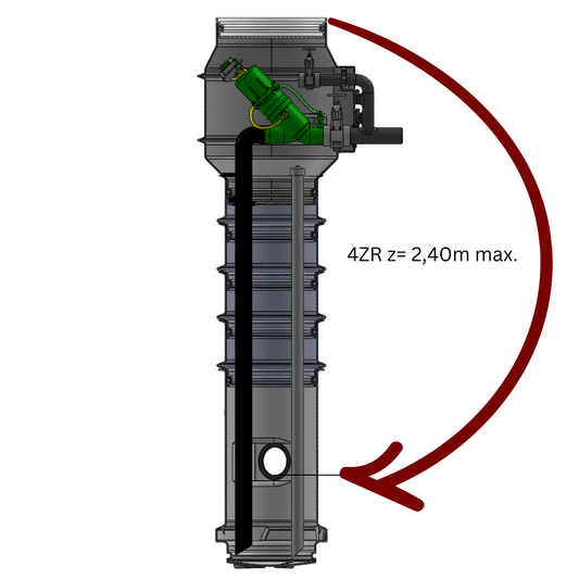 VAB Vakuumhausanschlussschacht Standard 4ZR