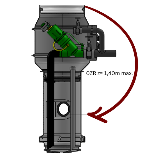 VAB Vakuumhausanschlussschacht Standard 0ZR